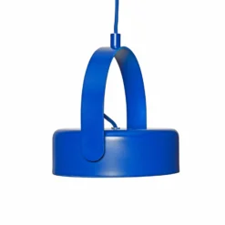 HÜBSCH LED-Hängeleuchte Stage, blau, Eisen, 3.000 K