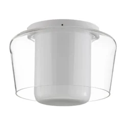 Helestra Canio Glas-Deckenleuchte, außen klar