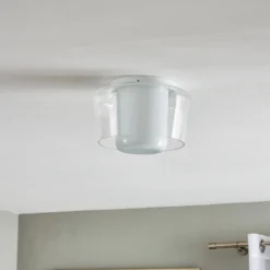 Helestra Canio Glas-Deckenleuchte, außen klar