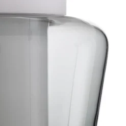 Helestra Canio Glas-Deckenleuchte, rauchgrau