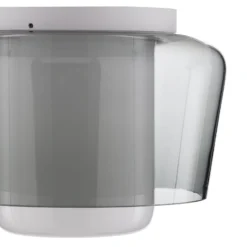 Helestra Canio Glas-Deckenleuchte, rauchgrau