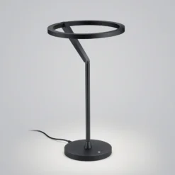 Helestra Elara LED-Tischlampe down dimmbar schwarz
