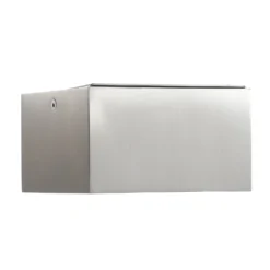Helestra Kari LED-Deckenleuchte, eckig, nickel