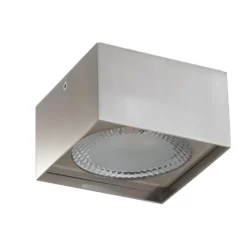 Helestra Kari LED-Deckenleuchte, eckig, nickel