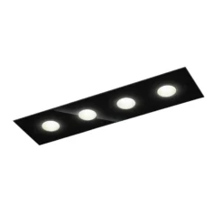 Helestra Nomi LED-Deckenlampe 75x21cm dim schwarz