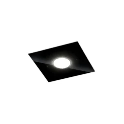 Helestra Nomi LED-Deckenlampe 23x23cm dim schwarz