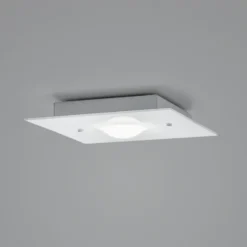 Helestra Nomi LED-Deckenleuchte 23x23cm dim weiß