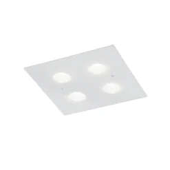 Helestra Nomi LED-Deckenleuchte 38x38cm dim weiß
