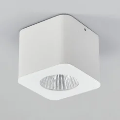 Helestra Oso LED-Deckenspot, eckig, weiß matt
