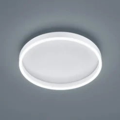 Helestra Sona LED-Deckenleuchte dimmbar Ø40cm weiß