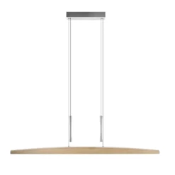 HerzBlut Arco LED-Hängelampe asteiche natur 130cm