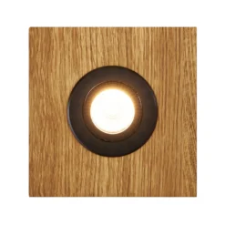 HerzBlut Deckenleuchte Lennon, Holz, 20 cm lang, GU10