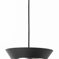 Hängelampe Avery mit Metallschirm anthrazit/nickel