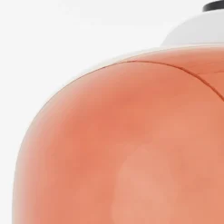 Hängelampe Blop aus Glas, orange