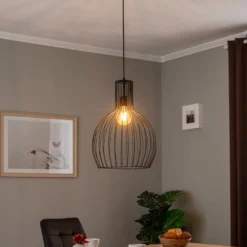 Hängelampe Fellini MR-756 1-flammig Ø 38cm schwarz