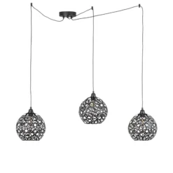 Hängelampe Fellini MR-897 3-flg. dezentral schwarz