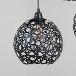 Hängelampe Fellini MR-787 3-flg. Rondell schwarz