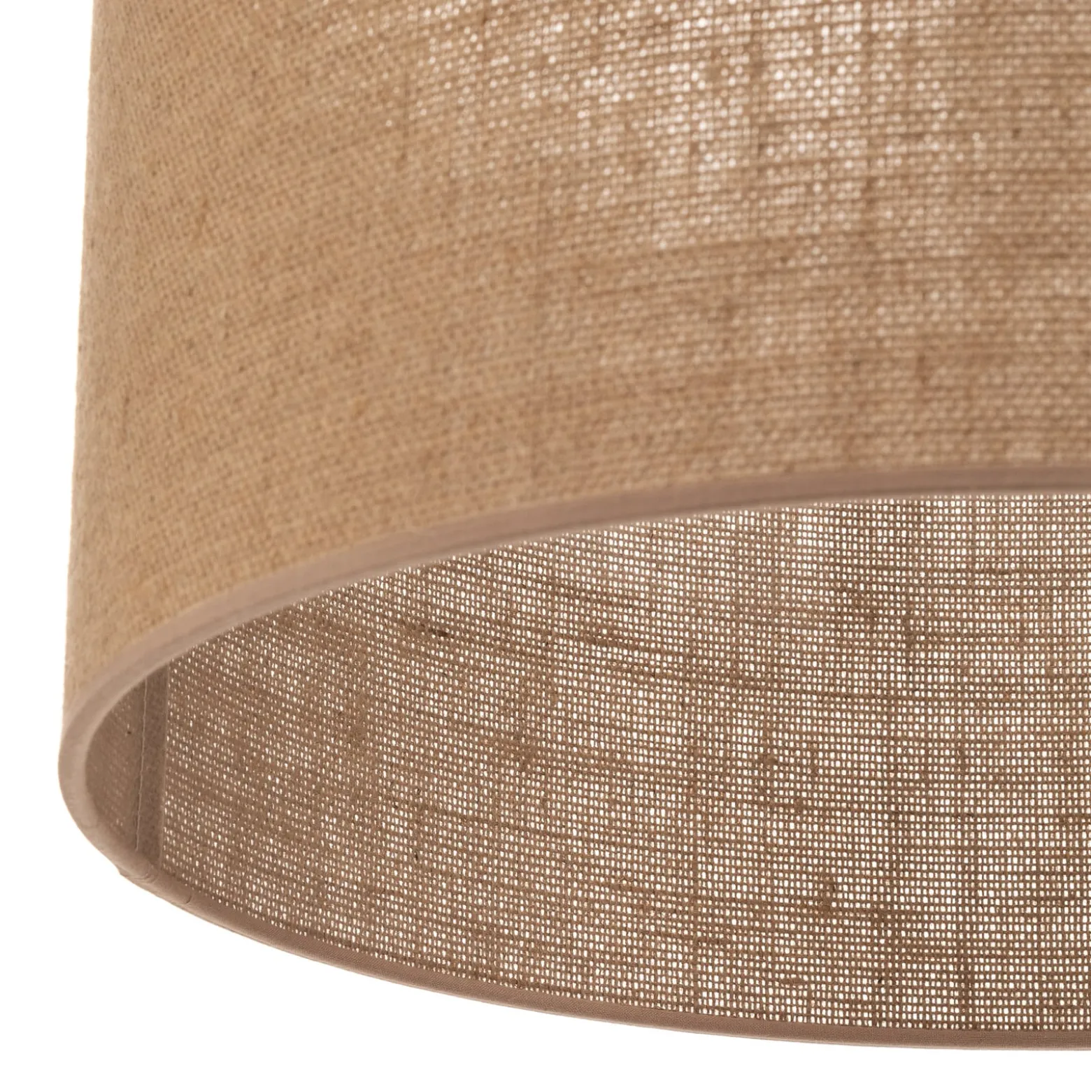 Hängelampe Jute cylinder naturbraun Ø40cm 1-flg.