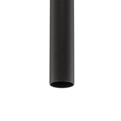 Hängelampe Laser, einflammig, schwarz, Schirm 75cm