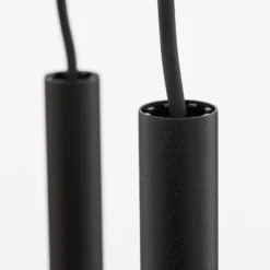 Hängelampe Laser zehnflammig, schwarz