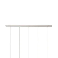 Hängelampe Midway, sandfarben, 5-flammig, 105 cm lang, GU10