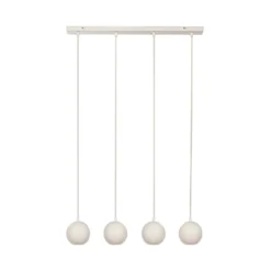 Hängelampe Midway, sandfarben, 4-flammig, 65 cm lang, GU10