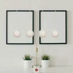 Hängelampe Midway, sandfarben, 4-flammig, 65 cm lang, GU10