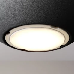 Hängelampe Midway, schwarz, 5-flammig, 105 cm lang, GU10