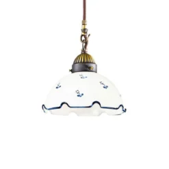 Hängelampe Nonna Streublume Ø 20 cm 1-fl. blau