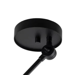 Hängelampe Pantograph mit Gelenkabhängung, schwarz