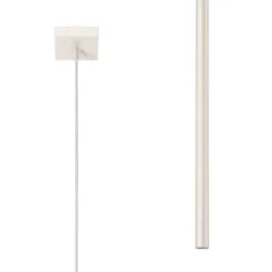 Hängelampe Pastelo, beige, Ø 2 cm, Stahl, 3-flg.
