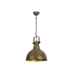 Hängelampe Saglam 3710 1-flammig Ø31cm gold antik