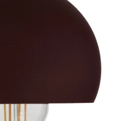 Hängelampe Sool, dunkelrot, Ø 15 cm, 1-flammig, Metall, E27