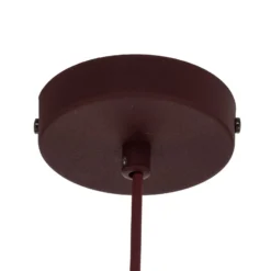 Hängelampe Sool, dunkelrot, Ø 15 cm, 1-flammig, Metall, E27