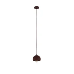 Hängelampe Sool, dunkelrot, Ø 15 cm, 1-flammig, Metall, E27