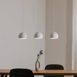 Hängelampe Sool, weiß, Länge 65 cm, 3-flammig, Metall, E27