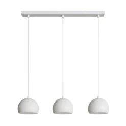 Hängelampe Sool, weiß, Länge 65 cm, 3-flammig, Metall, E27