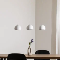 Hängelampe Sool, weiß, Länge 65 cm, 3-flammig, Metall, E27