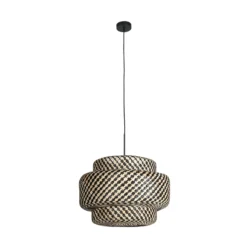 Hängelampe Sparkled Light 4478ZW, Bambusgeflecht, Ø 53 cm