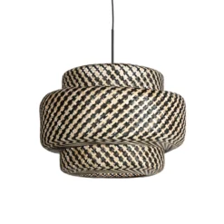 Hängelampe Sparkled Light 4478ZW, Bambusgeflecht, Ø 53 cm