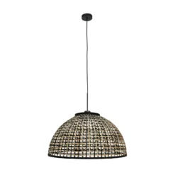 Hängelampe Sparkled Light 4477ZW, Bambusgeflecht, Ø 60 cm