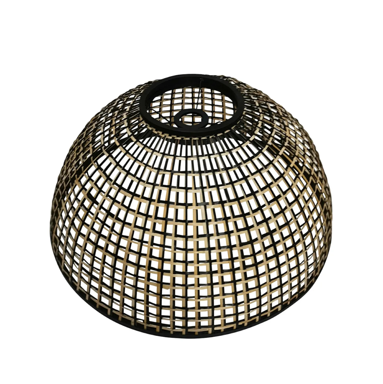 Hängelampe Sparkled Light 4477ZW, Bambusgeflecht, Ø 60 cm