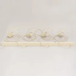 Hängelampe STARLIGHT, cremeweiß, 4-flg. Länge 100 cm Metall