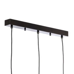 Hängelampe Yildo 6877 3-flg linear schwarz/kupfer