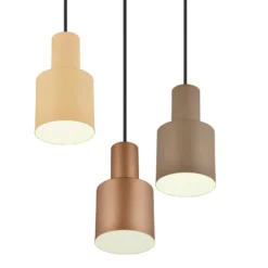 Hängeleuchte Agudo, multicolor, 3-flammig, Rondell