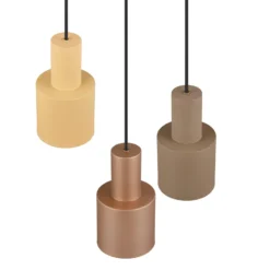 Hängeleuchte Agudo, multicolor, 3-flammig, Rondell