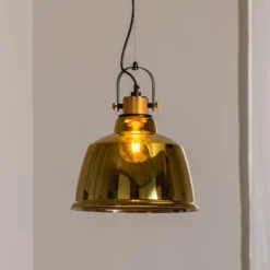 Hängeleuchte Amalfi, gold, Ø 30 cm