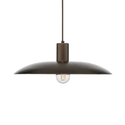 Hängeleuchte Astra, braun, Metall, Ø 41 cm, E27