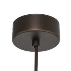 Hängeleuchte Astra, braun, Metall, Ø 41 cm, E27