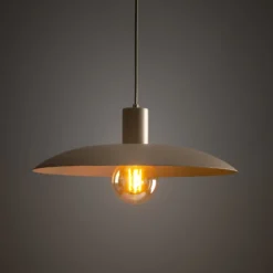 Hängeleuchte Astra, sand, Metall, Ø 41 cm, E27